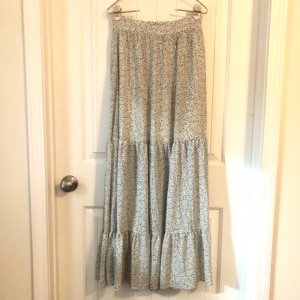 H&M Tiered Maxi Skirt